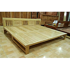 Ghế gấp -Ghế trường kỷ thành giường gỗ sồi nga 1m6 (FREESHIP HCM 30-50 KM )