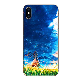 Ốp lưng dẻo cho Iphone XS Max - Little Girl