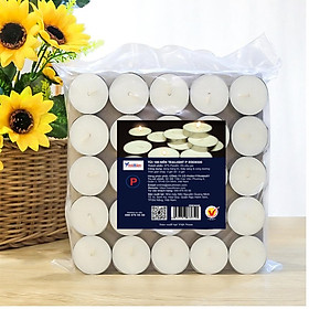 Mua Bịch 100 Nến Tealight Miss Candle FtraMart (Trắng)