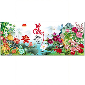 Decal dán tường thư pháp đẹp Vợ Chồng UD0238 100 x 40 cm