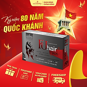 Viên uống Fuhair Plus hỗ trợ giảm rụng tóc, giúp đen tóc và chăm sóc tóc chắc khỏe (Hộp 30 viên)