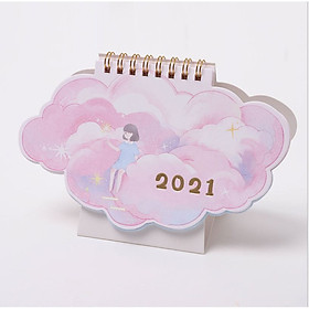 Lịch Để Bàn 2021 Cute Amimal ( Lịch Đa Năng Lên Kế Hoạch To Do List)