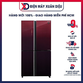 Mua Tủ lạnh Sharp Inverter 572 lít 4 cửa SJ-FXP640VG-MR Model 2021 - Hàng chính hãng (chỉ giao HCM)