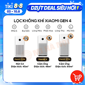 Mua Máy lọc không khí Xiaomi Mi Air Purifier Gen 4 / 4 Lite / 4 Pro BH 12 tháng (Bản Quốc Tế) Hàng chính hãng