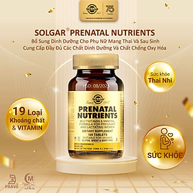 NHẬP KHẨU USA CHÍNH HÃNG - VIÊN UỐNG DÀNH CHO PHỤ NỮ MANG THAI Thực phẩm bảo vệ sức khỏe PRENATAL NUTRIENTS - 120 VIÊN