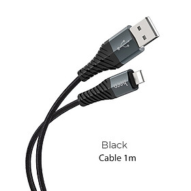 Cáp Sạc Nhanh Hoco X38 Dây Nylon Bền Chắc Chống Rối, Đầu USB to Type-C 3A & Lightning 2.4A, Hỗ Trợ Sạc Pin Và Chuyền Dữ Liệu - Hàng Chính Hãng