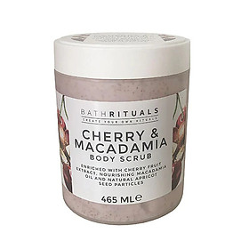 Tẩy da chết Bath Rituals Cherry & Macadamia Body Scrub 465ml