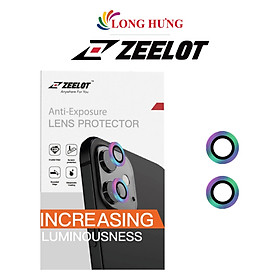 Dán Camera cường lực viền màu chống va đập Zeelot iPhone 11 12 12 Mini