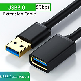 Cáp Nối Dài USB 3.0 Nam Sang Nữ Cáp Truyền Dữ Liệu Nhanh Cho PC TV DVR Xe Hơi Đĩa Cứng Dây Cáp Mở Rộng USB 3.0 2.0 Màu sắc: USB3.0