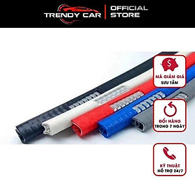 Cuộn nẹp viền cao su chữ U lõi thép chống xước ,va đập viền cửa ô tô đơn giá tính theo mét dài