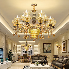 Mua Đèn chùm WESSO 15 tay hiện đại trang trí nhà cửa sang trọng - kèm bóng LED chuyên dụng.