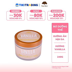 Bơ dưỡng thể Tree Hut Vanilla Whipped Body Butter 240 gr