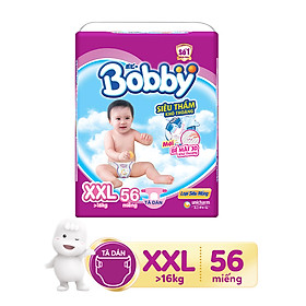 Combo 2 Tã dán Bobby Siêu thoáng đủ size M76/L68/XL62/XXL56