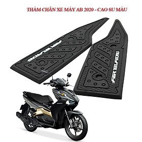 THẢM CHÂN XE MÁY AB2020 - CAO SU MÀU