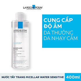 Nước Tẩy Trang Làm Sạch Sâu Cho Da Nhạy Cảm La Roche-Posay Micellar Water Ultra Sensitive Skin 400ml