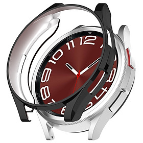 Ốp Case TPU Mạ Chrome cho Samsung Galaxy Watch 6 Classic 43mm / 47mm - Hàng Chính Hãng