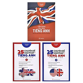 Hình ảnh Sách 25 Chuyên Đề Ngữ Pháp Tiếng Anh Trọng Tâm (Tập 1 + Tập 2) + Cẩm Nang Cấu Trúc Tiếng Anh (3 Cuốn, lẻ tùy chọn)