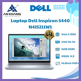 Mua Laptop Dell Inspiron 5440 N4I5211W1 (Core 5 120U/ 16GB/ 512GB SSD/ 14 inch FHD+/ Win 11/ Office/ Vỏ nhôm/ 1Y) - Hàng Chính Hãng - Bảo Hành 12 Tháng