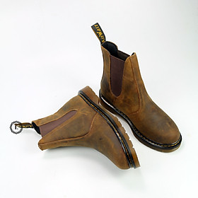 Giày Boots đốc Chelsea da sáp Crazy Horse