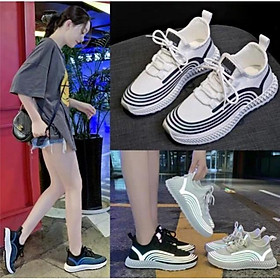 Mua XẢ KHO SLL Giày thể thao đế tổ ong viền phản quang mã 6616 HÀNG LOẠI ĐẸP