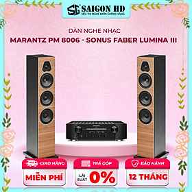 Dàn nghe nhạc MARANTZ PM 8006 - SONUS FABER Lumina III - Hàng chính hãng, giá tốt