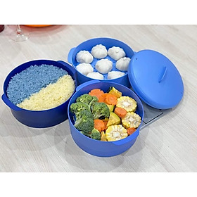 Mua XỬNG HẤP 3 TẦNG STEAM IT MÀU TÍM