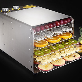 Mua Máy sấy khô thực phẩm mini 6 khay chất liệu bằng inox