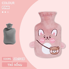 Túi Chườm Giữ Nhiệt Giảm Đau Bụng Kinh Hamart Chườm Nóng Ấm Cơ Thể Chườm Lạnh Hạ Sốt 2 Lớp Bông