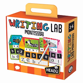 WRITING LAB - Bộ thẻ chơi xếp hình giúp phát triển trí thông minh ngôn ngữ, tập đọc và viết cho bé từ 3-6 tuổi