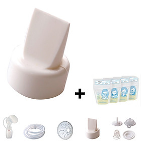 Phụ kiện lẻ cho máy hút sữa Unimom Hàn Quốc + Tặng kèm 2 túi trữ sữa Sunmum 100ml