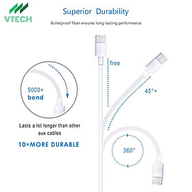 Mua Cáp Sạc Cho Iphone / Ipad V-Tech V3 Sạc Nhanh  Chống Đứt - Hàng Nhập Khẩu