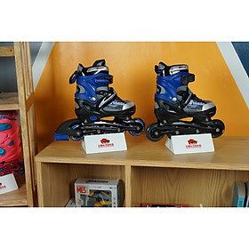 Giày Trượt Patin Caroman K400 - với thiết kế bắt mắt cho bé, vừa đảm bảo sự an toàn cho bé khi chơi vừa thời trang gồm 3 màu ( Xanh Đen, Đỏ Đen, Hồng Trắng)