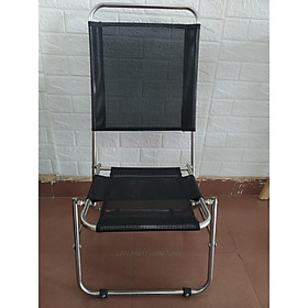 Mua Ghế xếp inox cafe mini lưng cao câu cá du lịch dã ngoại giá rẻ LA-GXC03