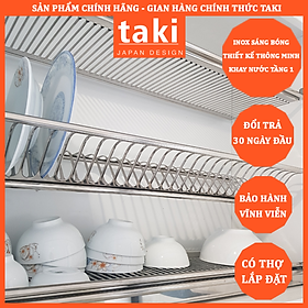 Mua {Hàng Nhập Khẩu} Giá Bát Cố Định TAKI Chữ V Tủ Bếp INOX 304 - Bảo Hành Vĩnh Viễn - Có Thợ Lắp Đặt