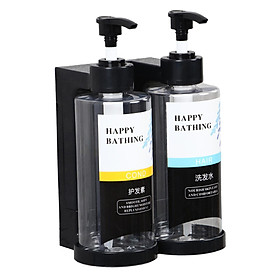 Refillable Pump Bottle Wall Mount Lotion Bottle Waterproof Easy  Shower Dispenser Liquid Hand Soap Dispenser for
