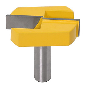 1/2" Shank 2-1/4" Diameter Bottom Cleaning Router Bit Woodworking Router Bits Milling Cutter for MDF Solid Wood