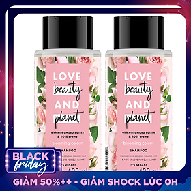 Combo 2 Dầu Gội Love Beauty And Planet Cho Tóc Nhuộm 400ml
