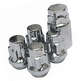 12X1.5 Mm Khóa Bánh Xe Loại Hạt 60 Deg. Thu Hình An Ninh Bu Lông & Chìa Khóa Chống Trộm