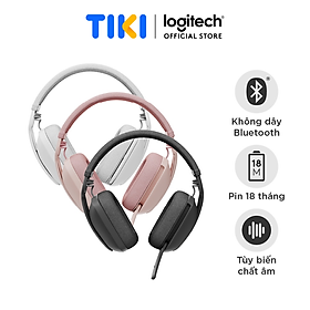 Mua Tai nghe không dây Logitech Zone Vibe 100 nhẹ  với micrô khử tiếng ồn  Tai nghe Bluetooth Đa điểm Tiên tiến  Hoạt động với Teams  Google Meet  Zoom  Mac/PC - Hàng chính hãng