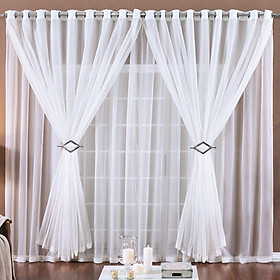Mua Rèm voan trắng Marytexco trang trí cửa sổ  ban công phòng khách chung cư  trang trí sinh nhật chất liệu voan trơn đanh mượt  cản sáng mờ làm dịu nhẹ ánh sáng tự nhiên  hoàn thiện khoen ore  luồn ống hoặc rèm dán