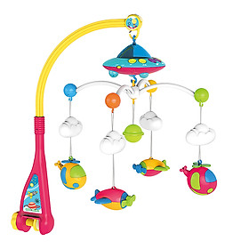 Khung treo nôi cũi có nhạc và đèn lấp lánh, thiết kế chắc chắn Huanger HE0304 (set 6 món)
