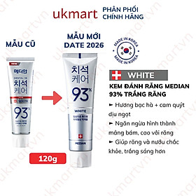 Kem Đánh Răng Hàn Quốc Trắng Răng MEDIAN DENTAL IQ 93% 120g
