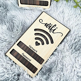 Mua Biển gỗ ghi password wifi miễn phí cho khách dùng trang trí không gian cửa hàng kinh doanh  homestay cực hot