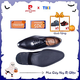 Giày Tây Da Nam Pierre Cardin Black Wholecut Oxford - PCMFWLA023 - Size