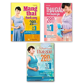 Hình ảnh sách Combo 3 Cuốn Mang Thai Thành Công + Hành Trình Thai Giáo (TB) + Thai Giáo Theo Chuyên Gia (TB)