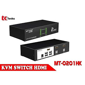 Mua Bộ gộp KVM HDMI 2 Cổng chính hãng MT-VIKI MT-0201HK