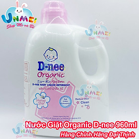 Nước giặt xả quần áo D-nee Honey Star (Hồng) 960ml