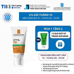 Kem chống nắng La Roche-Posay kiềm dầu 12H Anthelios UVMUNE 400 Gel-Cream 50ml