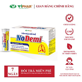 Viên Ngậm Bổ Phế, Giảm Ho, Giảm Đờm, Khản Tiếng Do Viêm Họng, Viêm Phế Quản Dùng Được Cho Người Tiểu Đường Nodemi Viphar