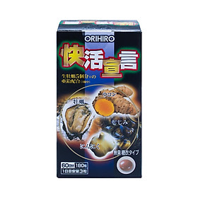 Tinh Chất Hàu Tươi, Tỏi, Nghệ Orihiro Của Nhật Bản 180 Viên - Tặng túi zip 5 kẹo mật ong Senjaku